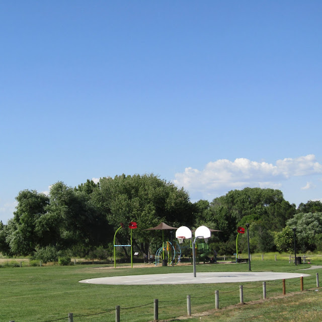 "Larry" Moore Park in Paso Robles: A Photographic Review - Basketball Court and Playground