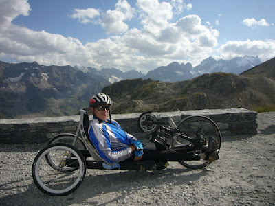 Handbike au col du Galibier