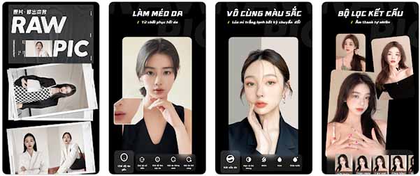 Tải Rawpic APK Chỉnh ảnh kiểu Trung Quốc cho Android, iOS, PC b1