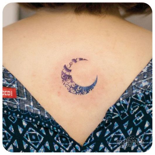 tatuagens femininas da lua