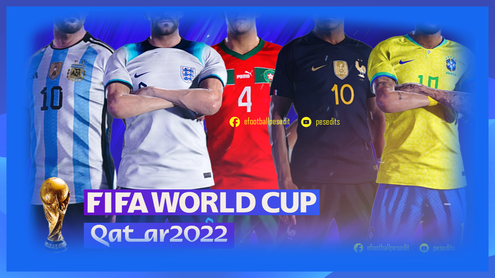 PES 2021 FIFA WORLD CUP QATAR 2022 FULL KITS PACK | ALL 32 TEAMS AND MORE...