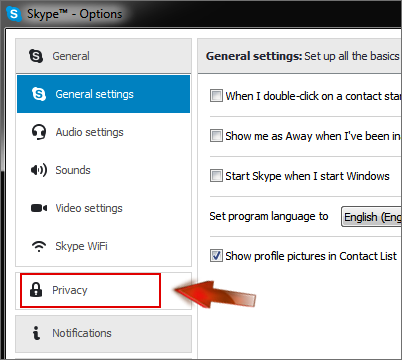 delete skype chat history