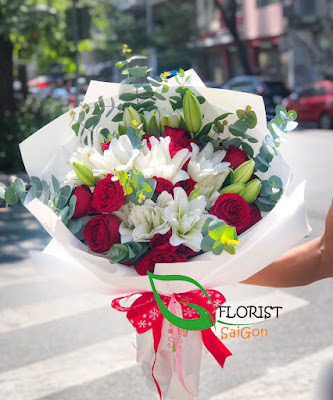 Christmas bouquet for your loved one