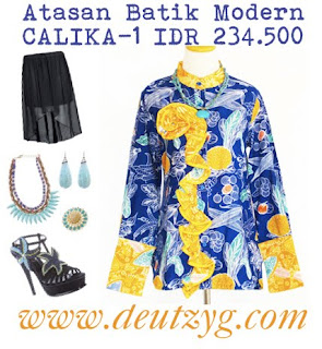 Butik Batik Online| Batik Maxi Dress |Toko Baju Batik Online| Baju
