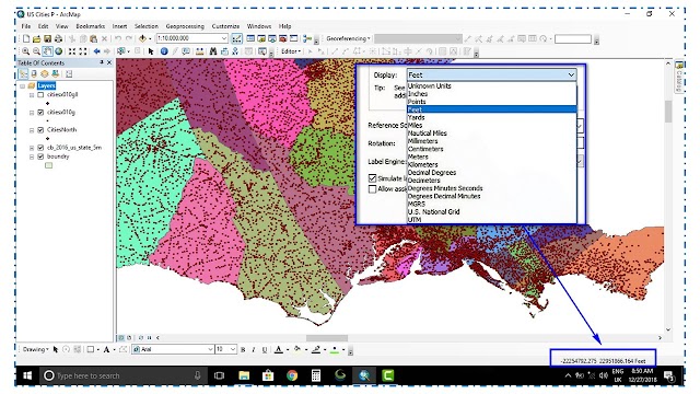 HOW TO CHANGE THE PAGE UNITS FOR LAYOUT VIEW IN ARCGIS