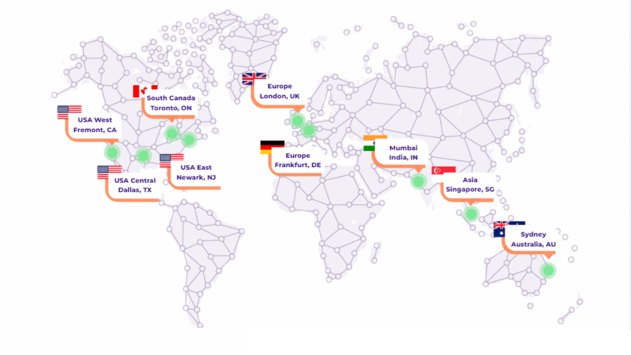 HostArmada Worldwide Data Centers