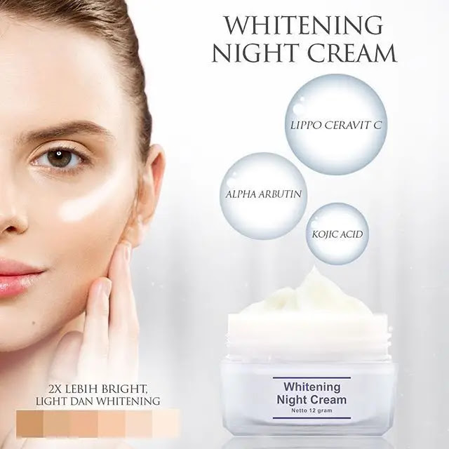 Cream Malam Ms Glow Whitening