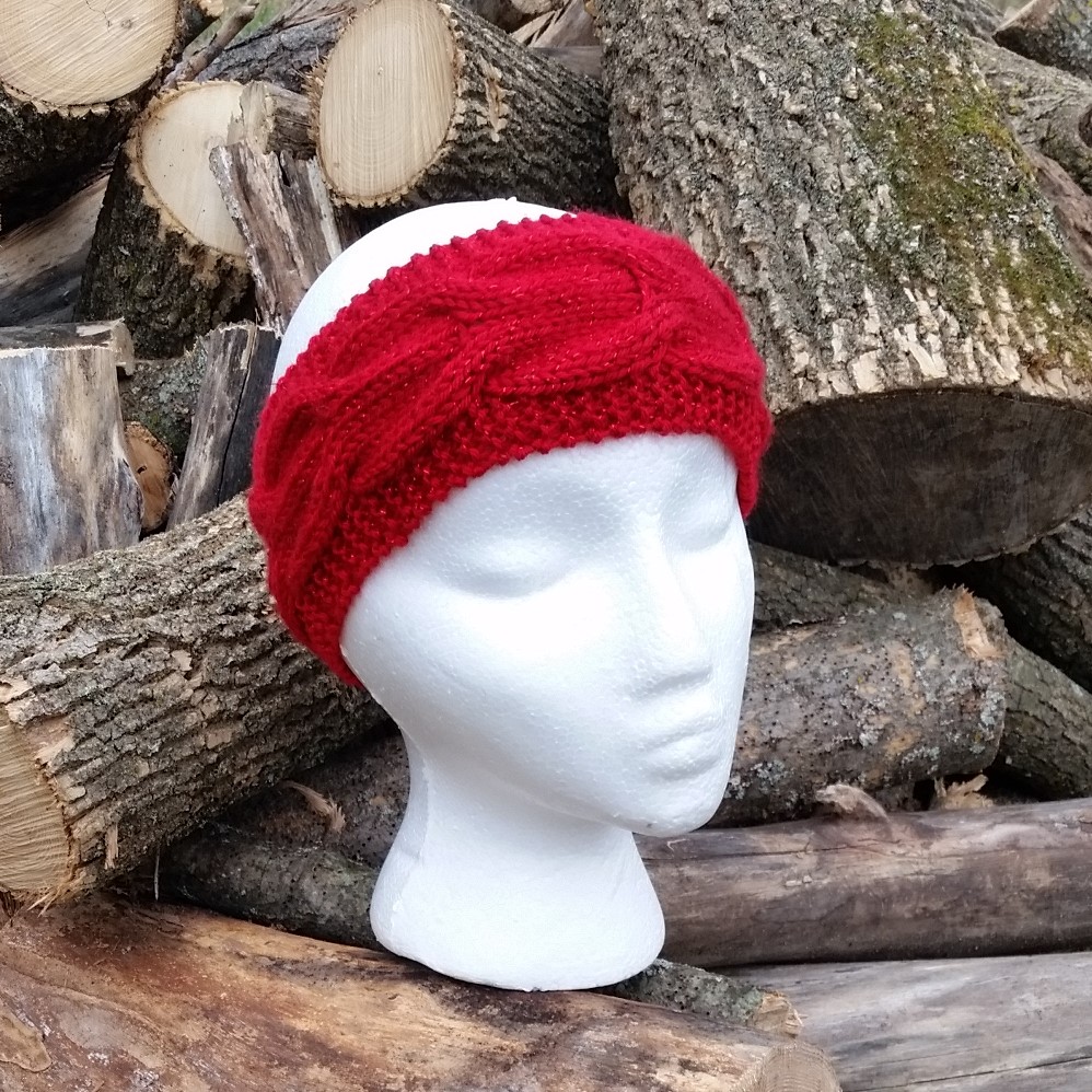 Download Red Mitten Designs: Deep Rooted Cable Knit Headband