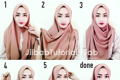 40+ Trend Terbaru Cara Memakai Kerudung Pashmina Diamond