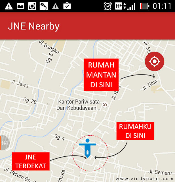 JNE Nearby