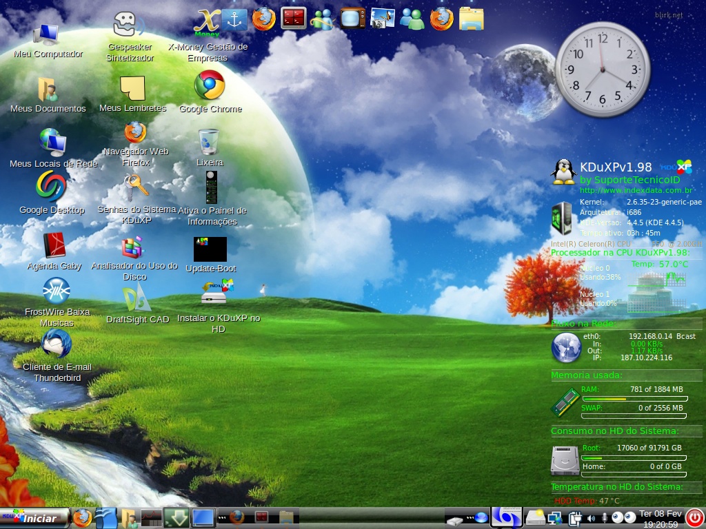 linux pack xp