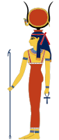 Hathor ancient Egypt gods and goddesses cheatsheet