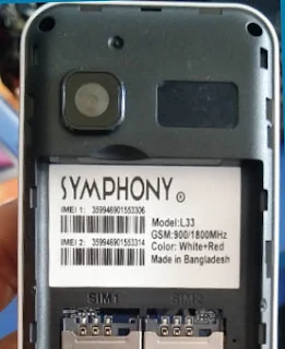 Download Symphony L33 HW1 Flash File MT6261DA