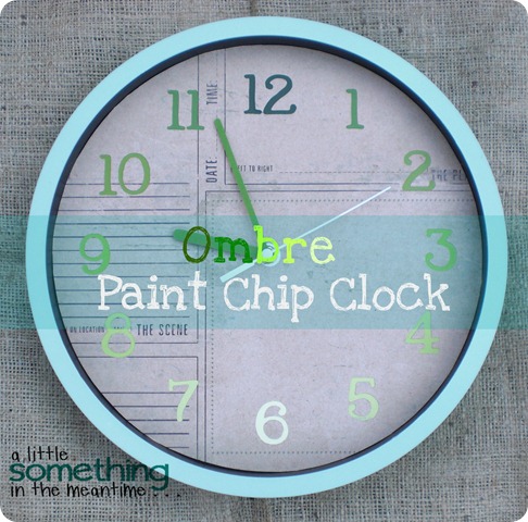 Ombre Clock Banner