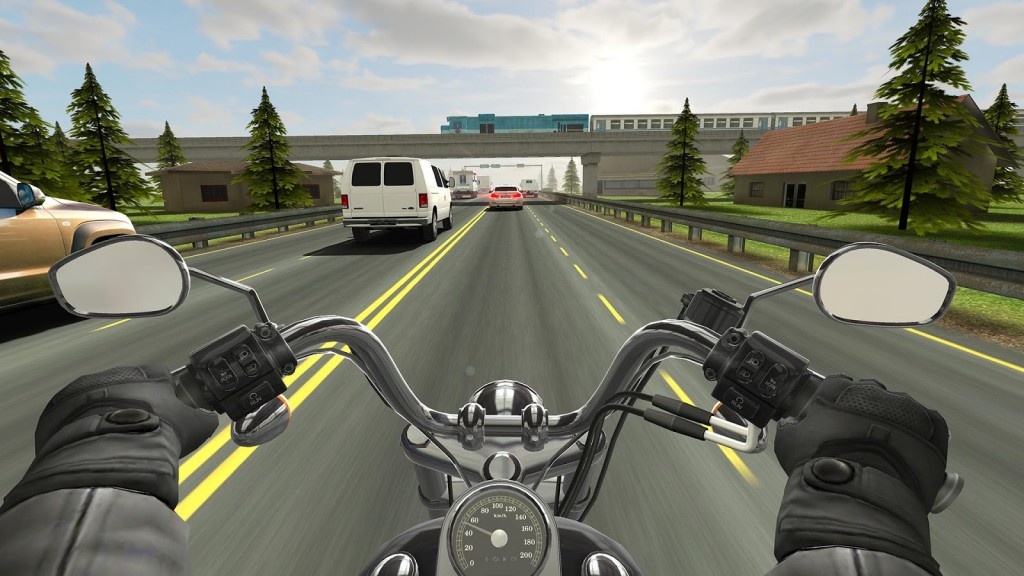TRAFFIC RIDER MOD APK 1.3 Unlimited Cash and Gold [ Download Now