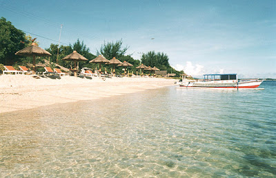 Gili Meno on Gili Meno   Island With Blue Coral