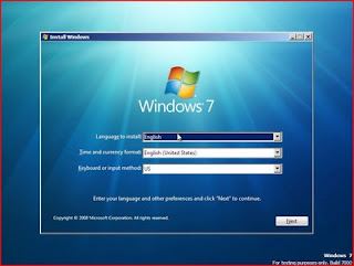 Windows 7, Como instalar windows