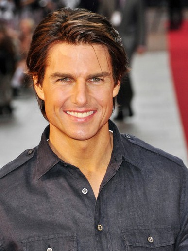 tom cruise mission impossible hairstyle. Tom Cruise Sleek Medium