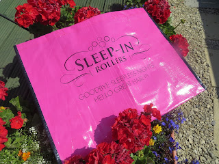 Sleeprollers pink hair rollers review blogger big volume girl flowers