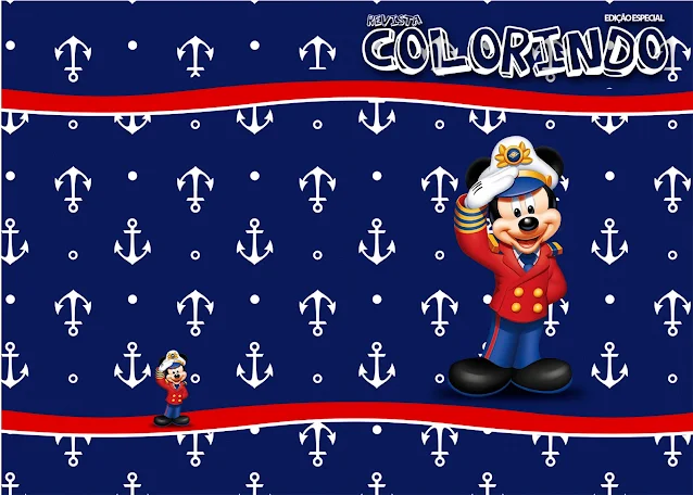 Mickey Sailor: Free Party Printables