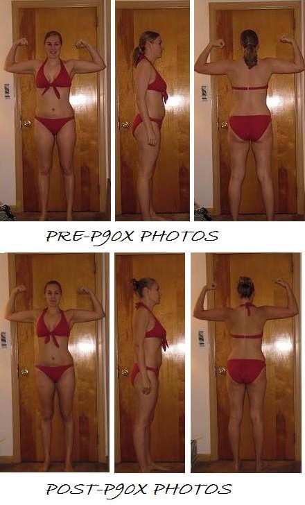 p90x before and after girls. Here are my efore/after