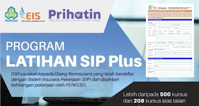 Permohonan Dan Semak Status Program Latihan SIP PLUS Online