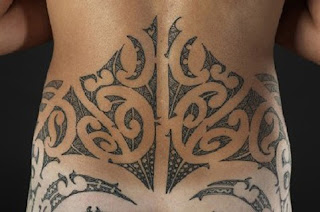 Lower Back Maori Tattoo Design
