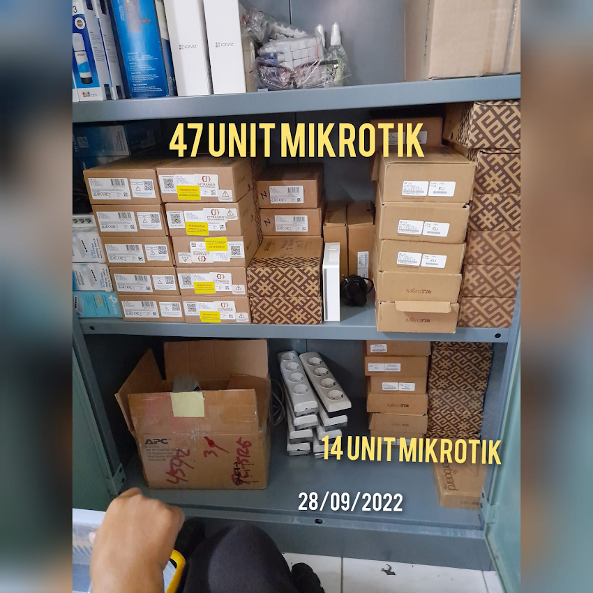 DATA ALAT TKJ: MIKROTIK