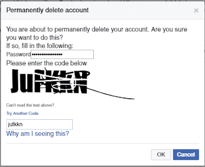 حذف حساب فيسبوك نهائيا delete Facebook account