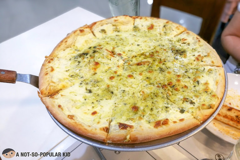 White Pesto Pizza of Brooklyn's Restaurant, Robinsons Manila