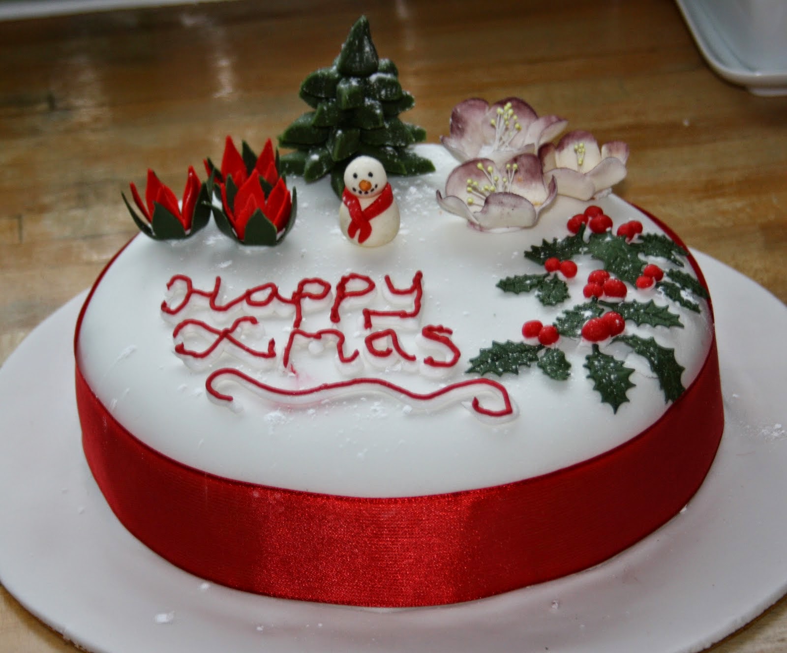 simple-christmas-cake-decoration