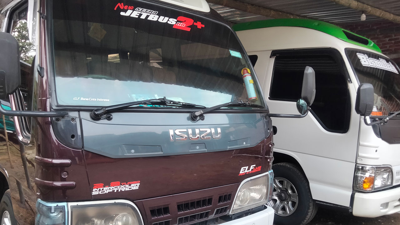 Download Denah Kursi Isuzu ELF File Excel