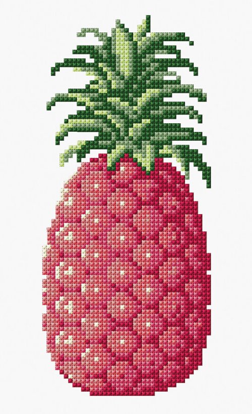 Pineapple - Free Cross Stitch Pattern