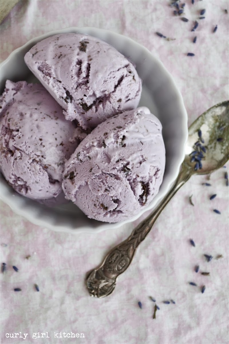 Lavender Honey Shaved Chocolate Ice Cream