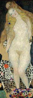 Адам и Ева (1917-1918) (173 х 60) (Вена, галерея Бельведер)