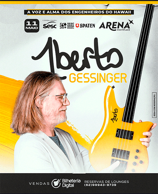 11/05/2024 Show do Humberto Gessinger em Goiânia [Arena Multiplace]