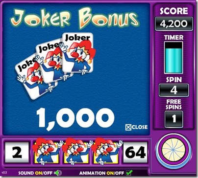 3 Joker Bonus