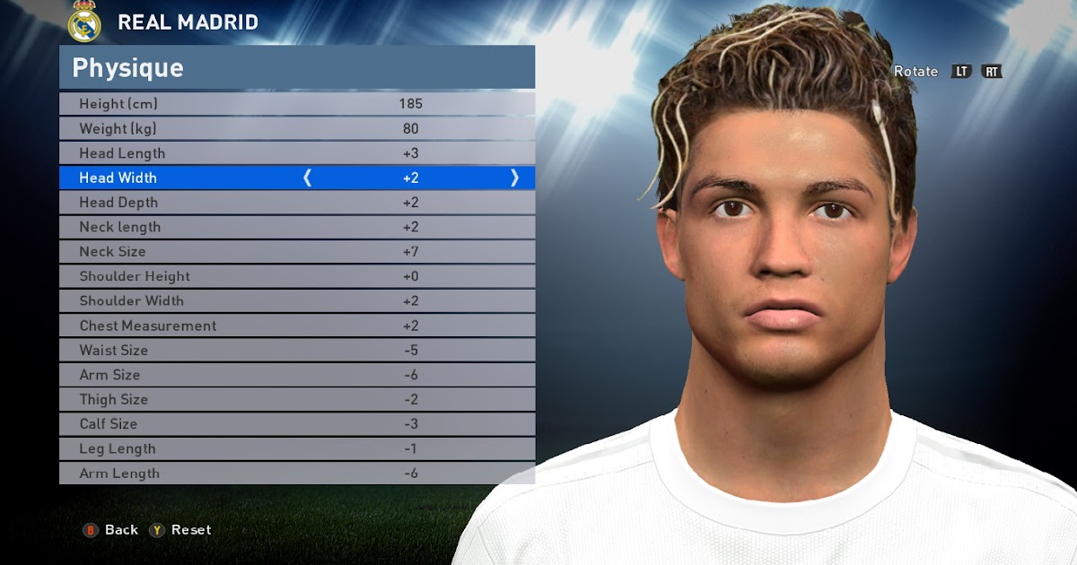 pes-modification: PES 2016 Young Cristiano Ronaldo Face by Son Kun