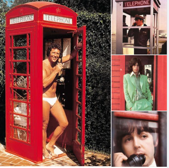 PHONE BOOTHS WERE COMMON BUT WHO ARE THE STARS INSIDE...