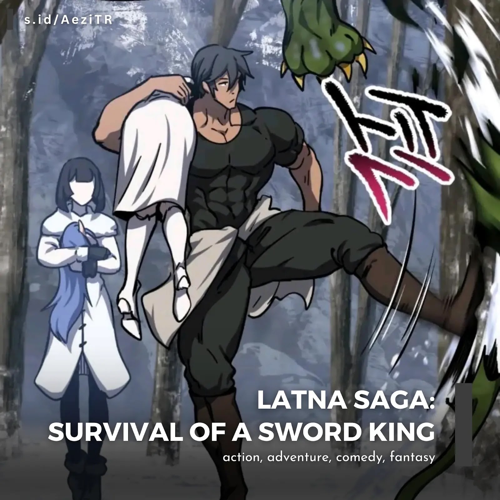 Review Latna Saga: Survival of a Sword King cover Rekomendasi Manhwa Terbaik Tahun 2019 by @aezife (s.id/AeziTR)