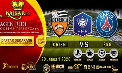 PREDIKSI BOLA TERPERCAYA LORIENT VS PSG 20 JANUARI 2020