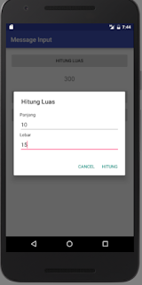 Input with EditText in Messagebox Android Tutorial