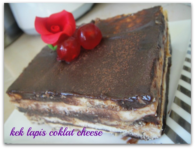 Resepi Kehidupanku: Kek Batik Coklat Cheese Pesona