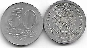 50 centavos, 1958