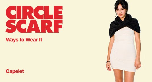 Little Black Dress: How To Wear Circle Scarves