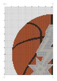 San Antonio Spurs cross stitch - Tango Stitch