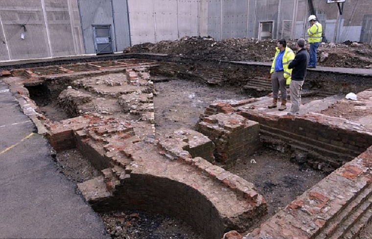 Norman castle remains found under Gloucester prison