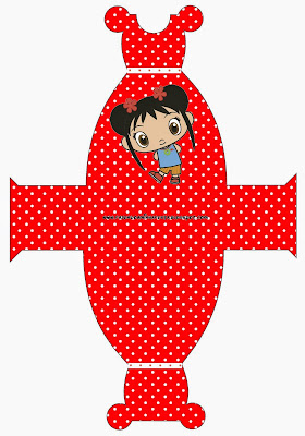 Ni Hao Kai Lan, Free Printable Dress Box.