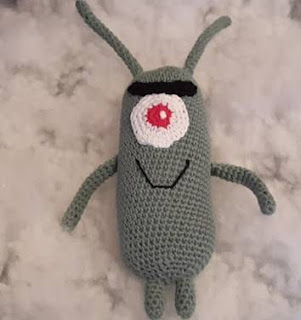 PATRON GRATIS PLANKTON | BOB ESPONJA AMIGURUMI 50689