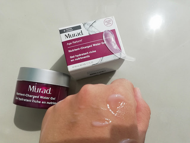 SET MURAD AGE REFORM AHA/BHA EXFOLIATING CLEANSER DAN NUTRIENT-CHARGED WATER GEL UNTUK MENGHILANGKAN GARIS HALUS DAN TANDA PENUAAN 